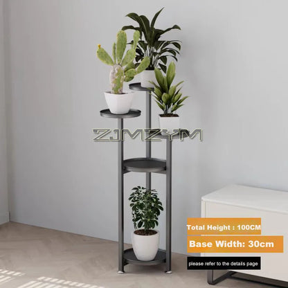Flower Rack Plant Stand Display Rack Flower Holder Plant Display Stand Multiple Flower Pot Corner